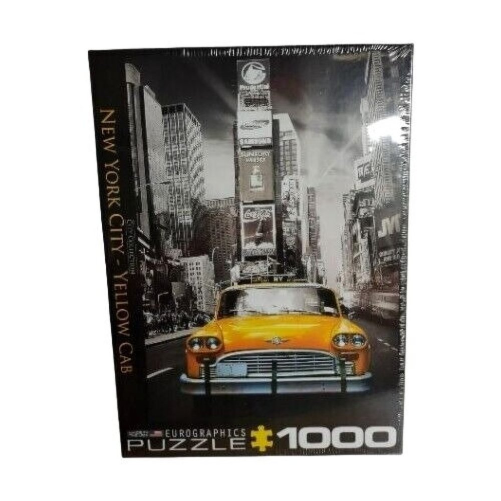 EuroGraphics New York City Yellow Cab Puzzle 1000-Piece Or Craft Item Accent